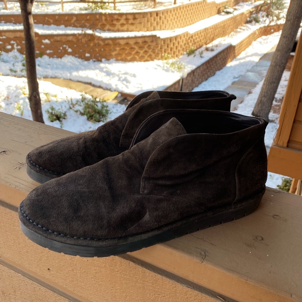 Marsell Brown Suede Boots, European Size 44, US Size 11